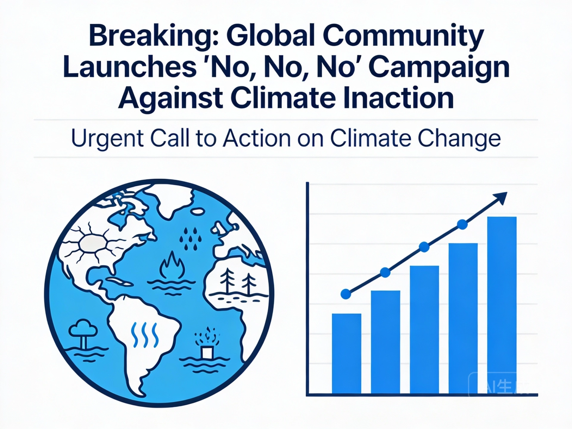 Breaking: Global Community Launches 'No, No, No' Campaign Against Climate Inaction
