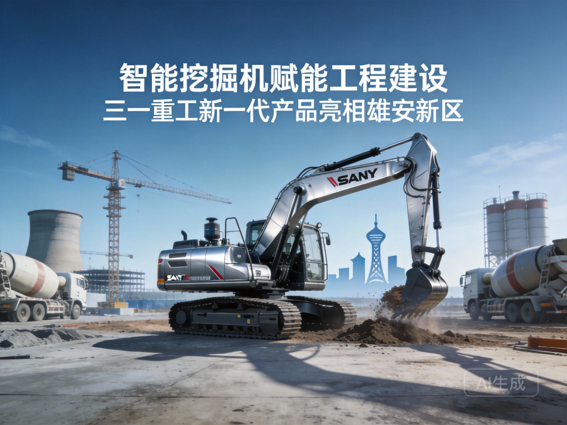 SANY Intelligent Excavator - Empowering Engineering Construction with Efficiency and Sustainability