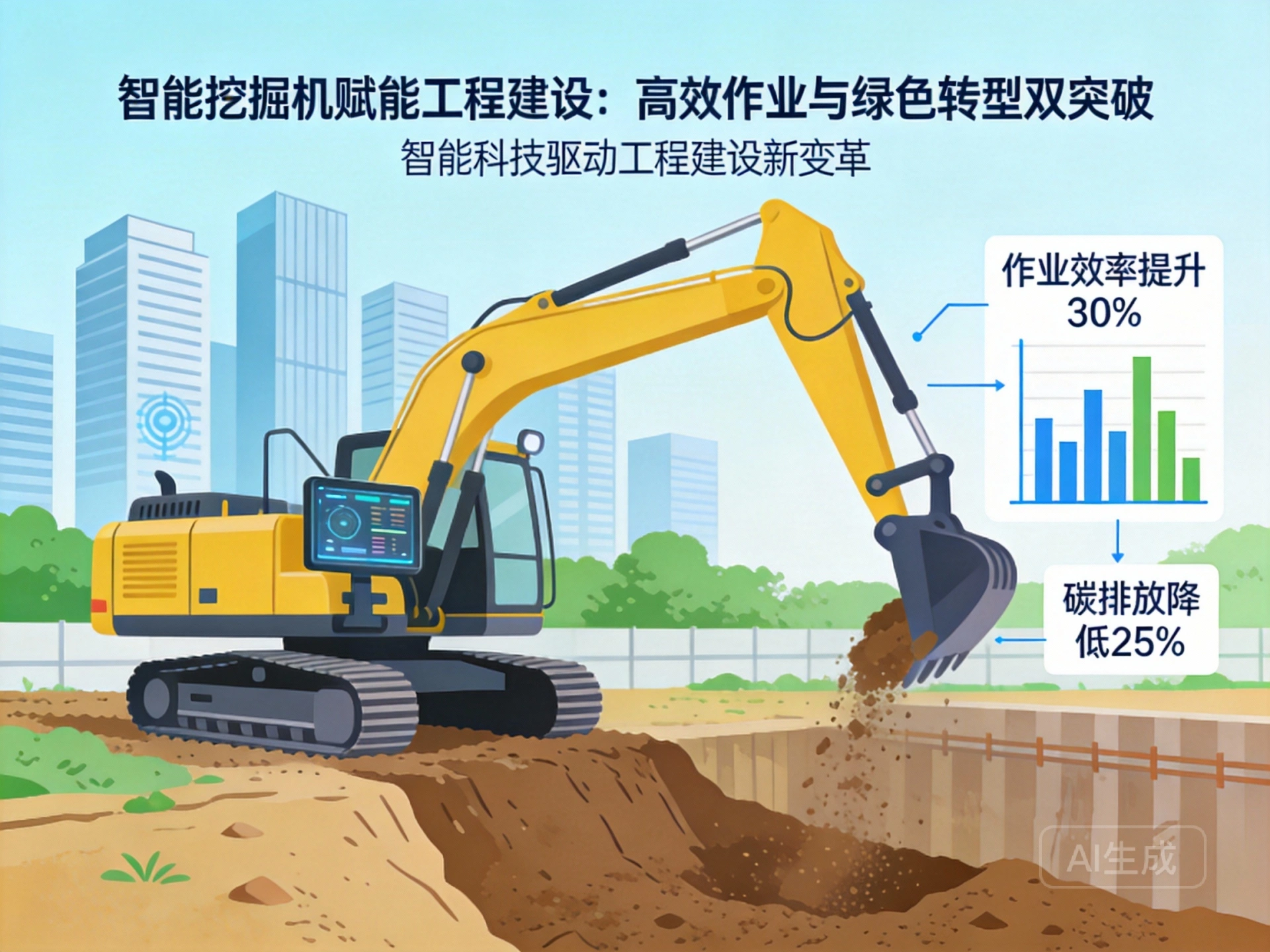 SANY Intelligent Excavator - Empowering Engineering Construction with Efficiency and Sustainability
