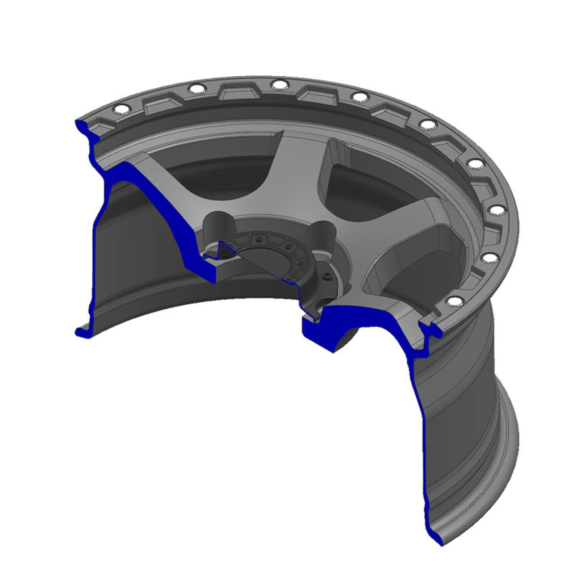 Off-road 17X8.5 18x9 inch PCD 5x127 6x139.7 alloy wheels for Land Cruiser Tundra Sequoia 4x4 wheels