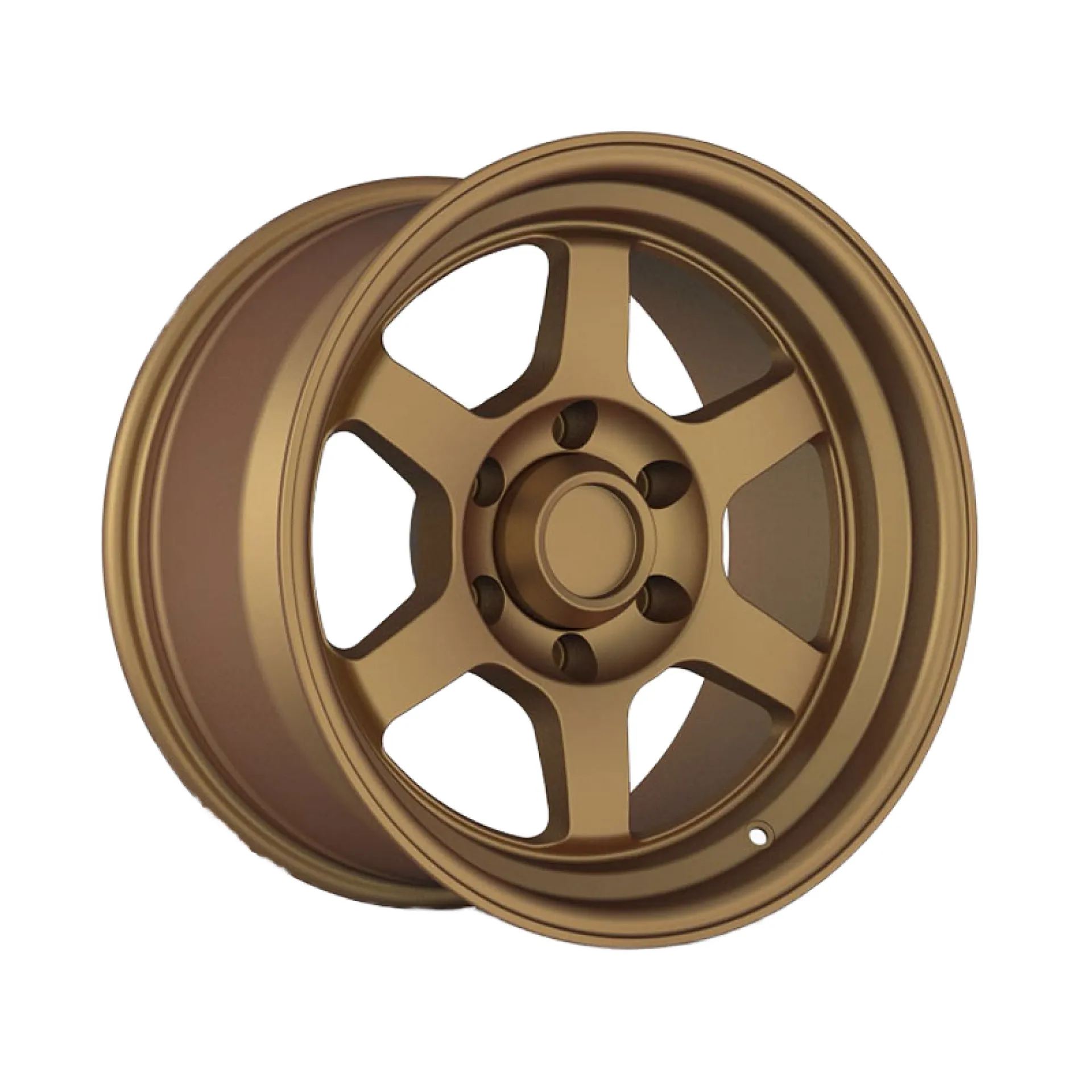 All Satin Black 6x139.7 15mm ET SUV Cast Alloy Truck Wheels 17-inch Rims 4x4 Beadlock Sequoia Wheels